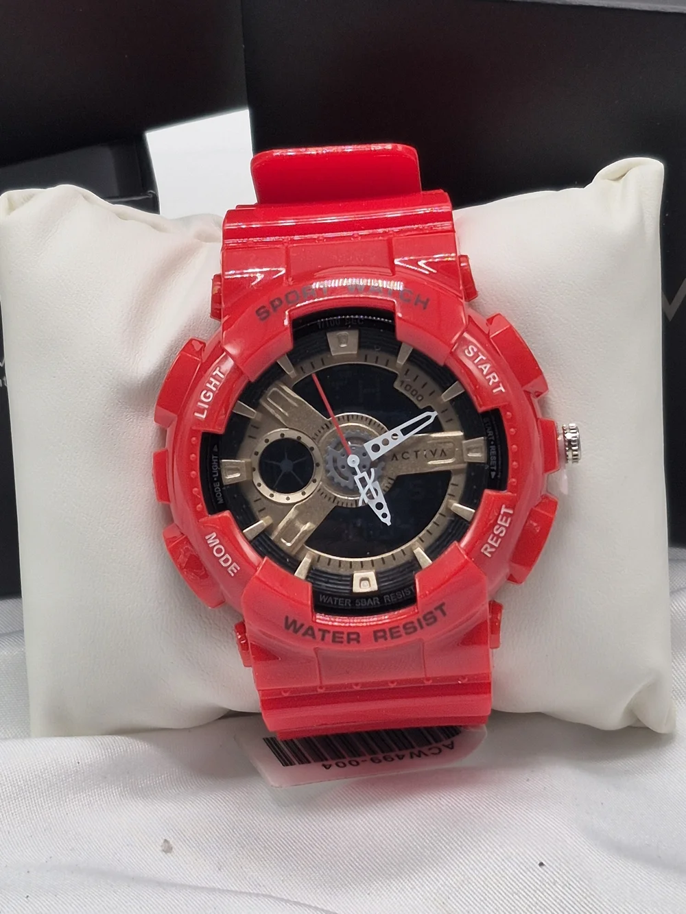 Ativa Men's Red Sport Watch - Bold Analog-Digital Design